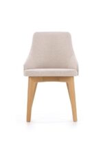 Jedilni stol TOLEDO je dobavljiv v med barvi in v svetlo bež tkanini( INARI 22). Noge stola so iz masivnega lesa. Dimenzija: - Š:51/G:55/V:82 cm, Material: -