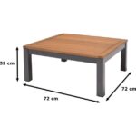 KOVINSKA VRTNA GARNITURA NATERIAL KOTNA ORIS II 5S+MIZ SIVA ALU - slika 6