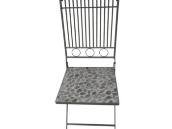 KOVINSKI STOL DECORIS CALI MOZAIK 38X50X92 CM
