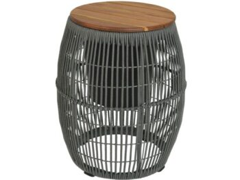 LESENA MIZA DECORIS SEVILLE DECO FI 40X49 CM, SIVA