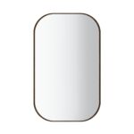 Ovalno ogledalo OVARI oreh je elegantna in priročna. Konstrukcija je narejena iz kakovostne laminirane plošče debeline 16 mm v kombinaciji MDF-ja in stekla.