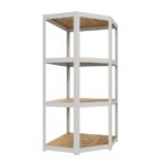 REGAL STYLE 150X70X70X40 CM 4P/120KG KOTNI - slika 2