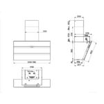 STENSKA KUHINJSKA NAPA FABER STEELMAX EV8 LED BK/X A55 - slika 3