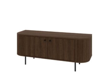 TV regal OVARI, je moderen in eleganten kos pohištva. S svojo ovalno obliko se odlično poda v vsak prostor. Narejen je iz laminirane plošče debeline 16 mm