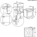 VGRADNA PEČICA ELECTROLUX EOH3F00BX - slika 7