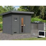 ZUNANJA SAVNA KARIBU 38 MM HYTTI 3+11KW BIO+ KOMBINIRANI GRELEC - slika 2
