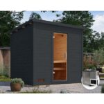 ZUNANJA SAVNA KARIBU 38 MM HYTTI 3+11KW BIO-KOMBINIRANI GRELEC