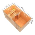 ZUNANJA SAVNA KARIBU 38 MM HYTTI 6+11KW BIO-KOMBINIRANA PEČ - slika 2