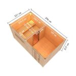 ZUNANJA SAVNA KARIBU 38 MM HYTTI 6+11KW GRELEC ZUNANJA KRMILNA ENOTA - slika 2