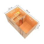 ZUNANJA SAVNA KARIBU 38 MM HYTTI 6+9KW BIO-KOMBINIRANA PEČ - slika 2