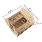 ZUNANJA SAVNA KARIBU 38 MM SODNA 1.5+9KW BIO-KOMBINIRANA PEČICA - slika 2