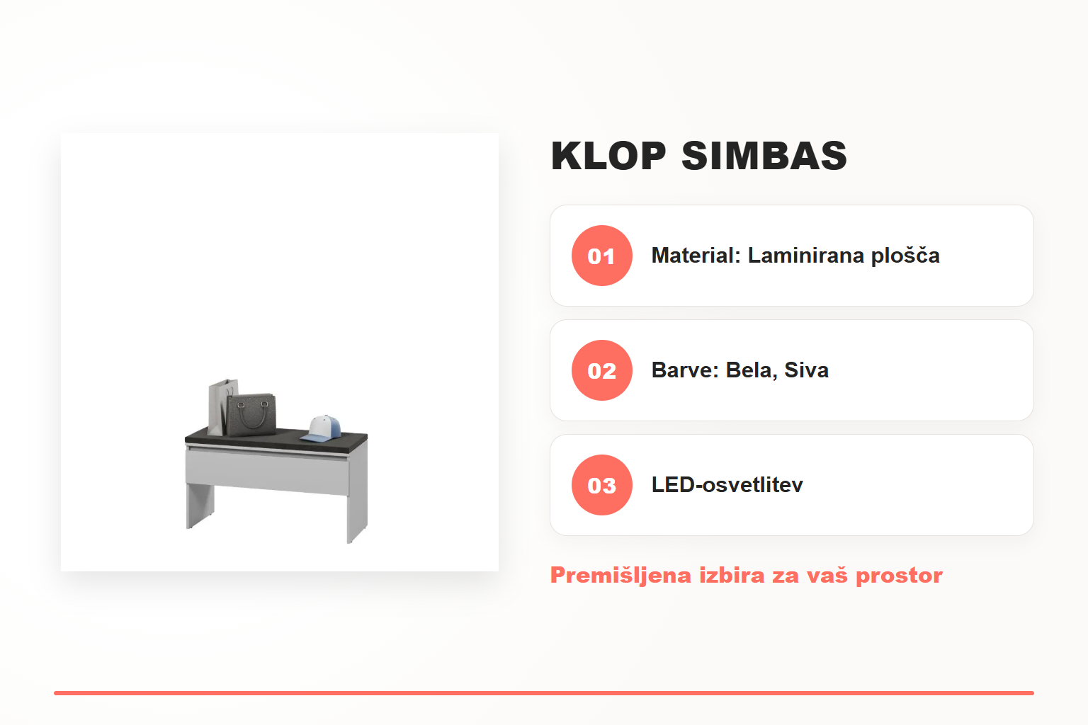 Klop SIMBAS – pregled ključnih lastnosti