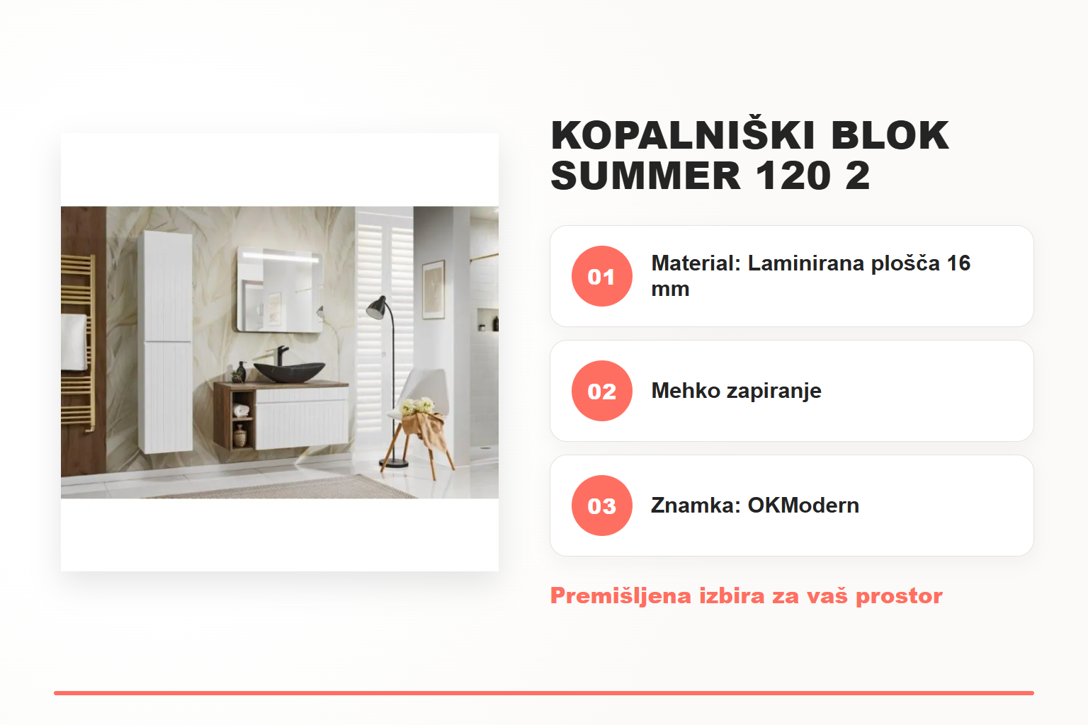 Kopalniški blok SUMMER 120 2 – pregled ključnih lastnosti