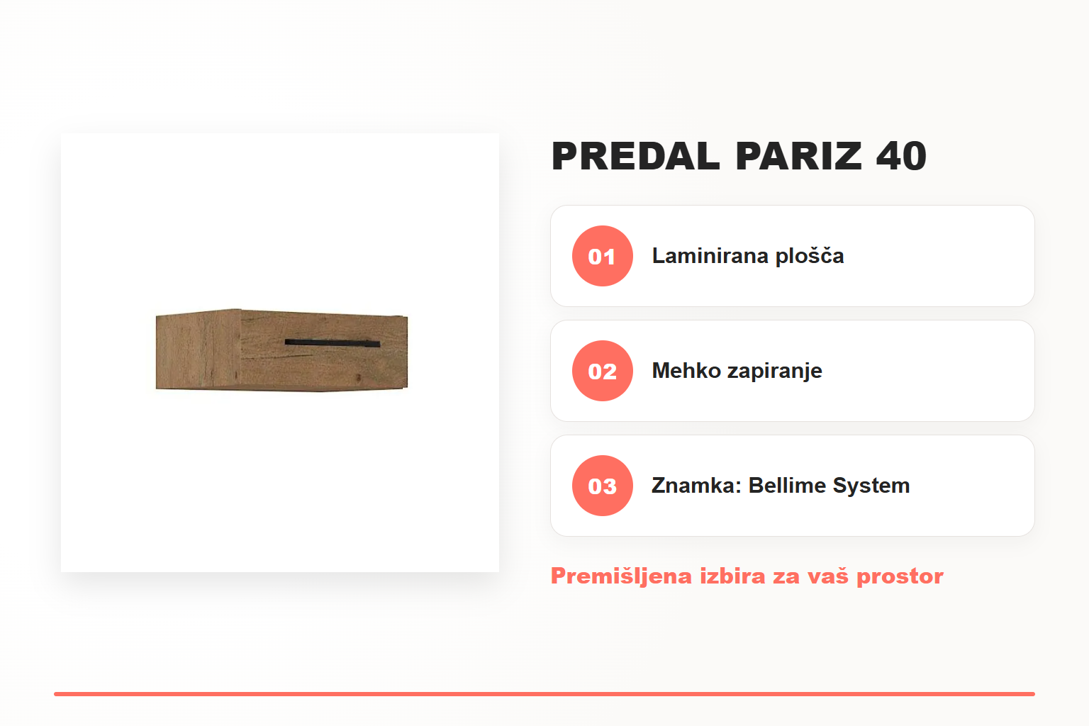 Predal PARIZ 40 – pregled ključnih lastnosti