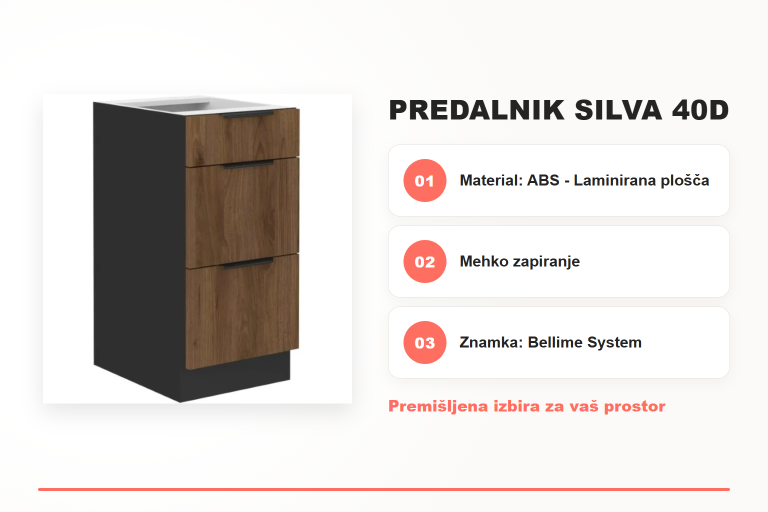 Predalnik SILVA 40D – pregled ključnih lastnosti
