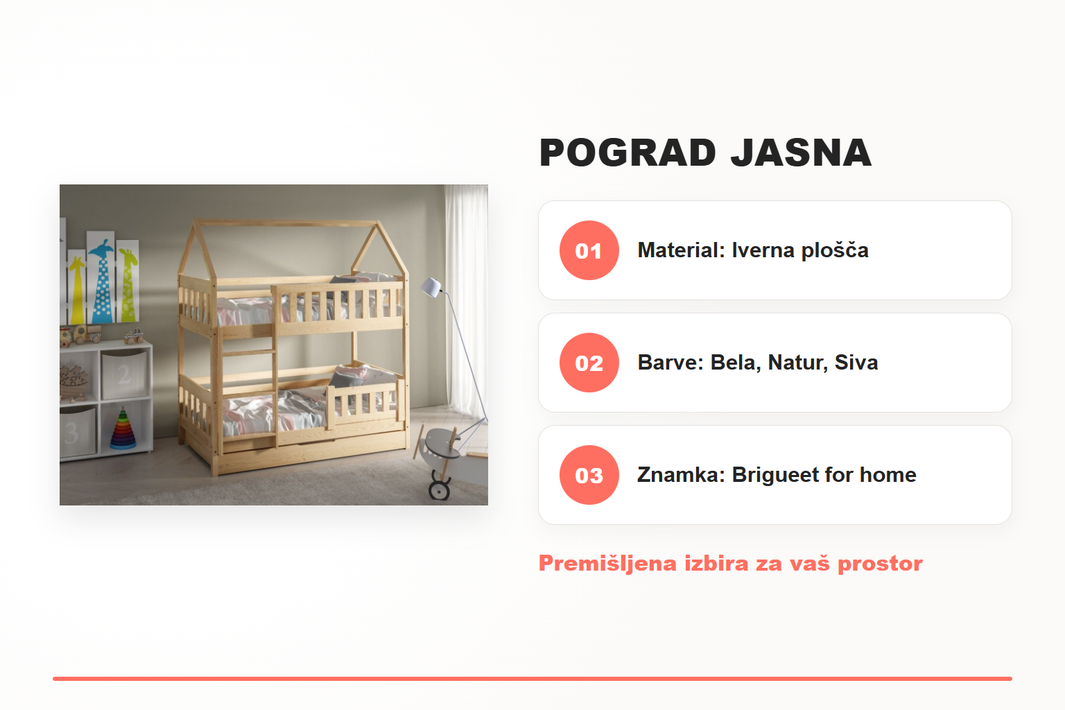Pograd JASNA – pregled ključnih lastnosti