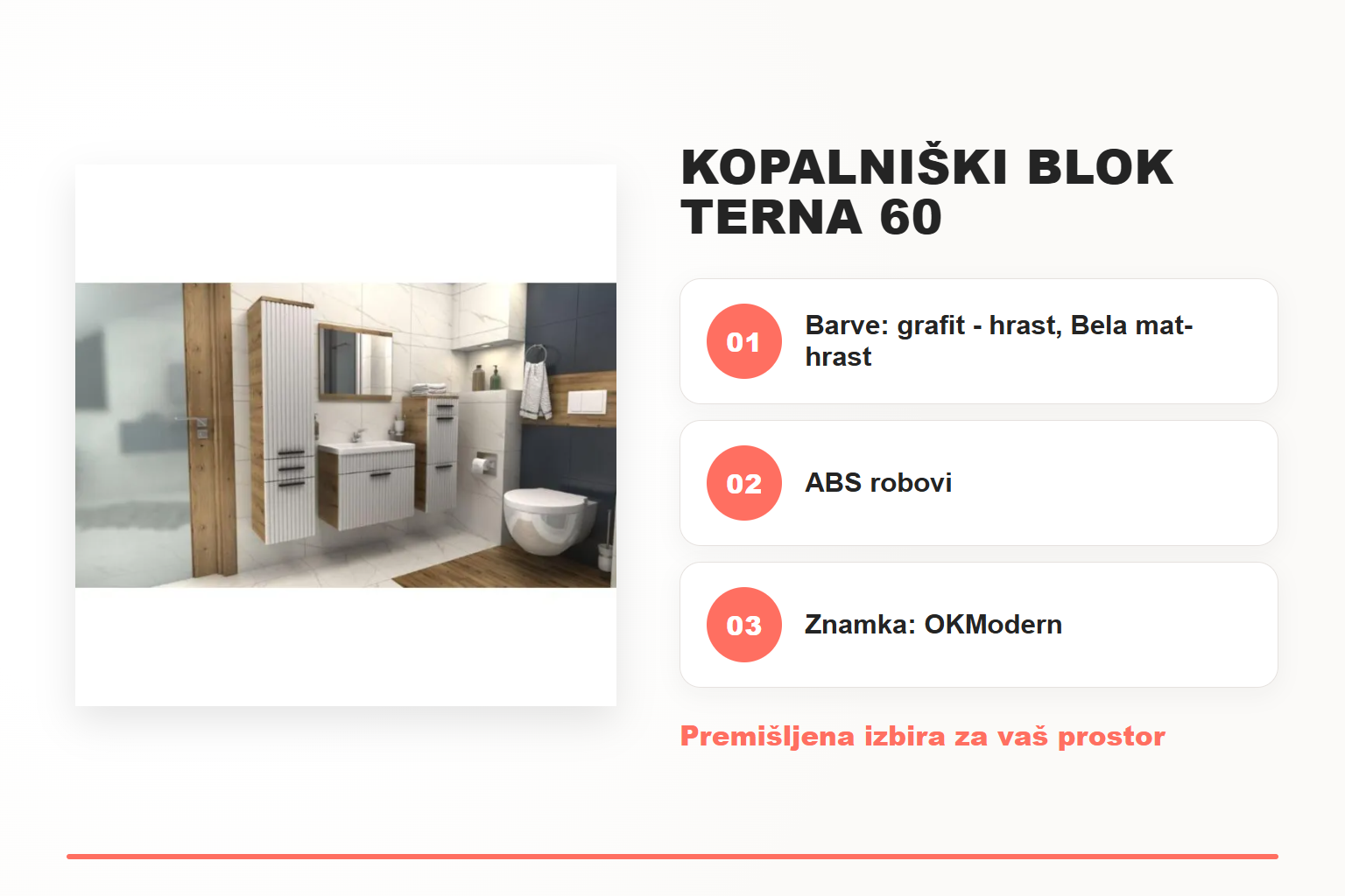 Kopalniški blok TERNA 60 – pregled ključnih lastnosti