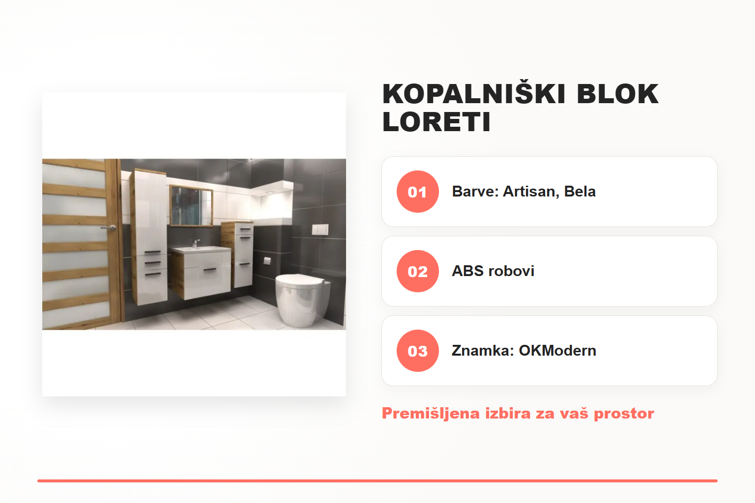 Kopalniški blok LORETI – pregled ključnih lastnosti