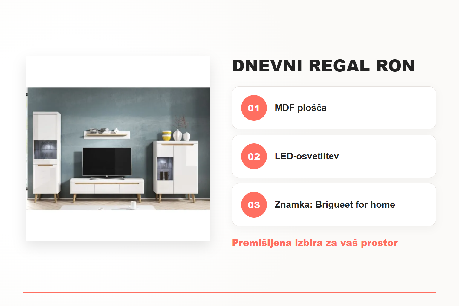 Dnevni regal RON – pregled ključnih lastnosti